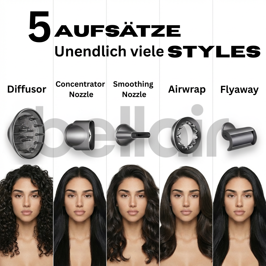 bellair™  AirPro 5in1 Hochleistungsföhn