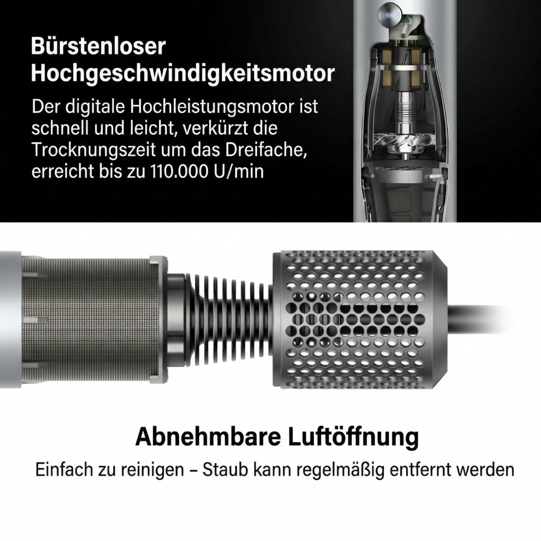 bellair™  AirPro 5in1 Hochleistungsföhn