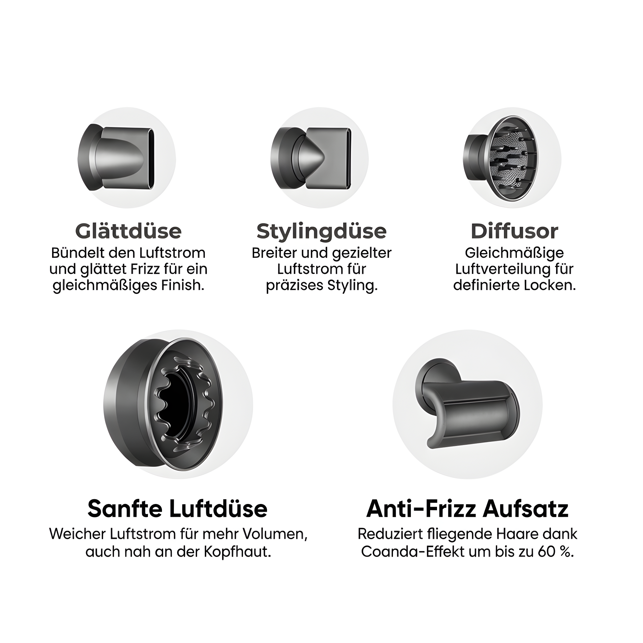 bellair™  AirPro 5in1 Hochleistungsföhn